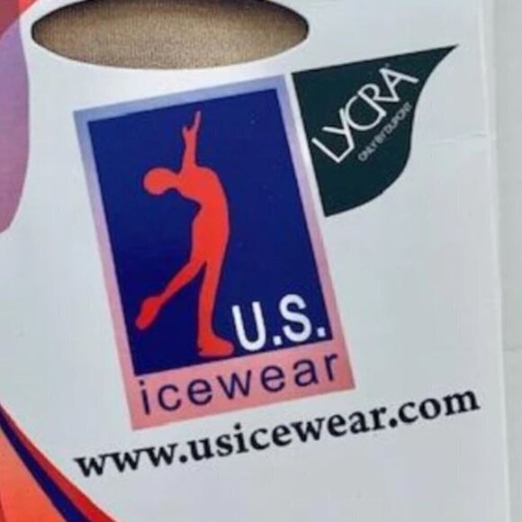 US Icewear Footed Tights (Adult Large) & Knee Highs (OS) Set for Figure Skaters - Picture 3 of 4